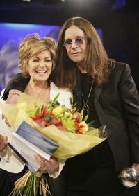 Sharon Osbourne and Ozzy Osbourne at the Silver Clef Awards.