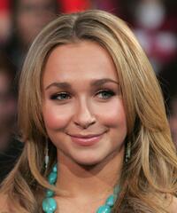 Hayden Panettiere at the MTV's Total Request Live.