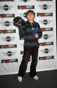 Jansen Panettiere at the Ridemakerz unveiling of a toy Mini to the Boys & Girls Club.