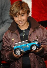 Jansen Panettiere at the Ridemakerz unveiling of a toy Mini to the Boys & Girls Club.