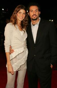 Michelle Alves and Guy Oseary at the premiere of "Closer."