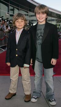 Ty Panitz and Slade Pearce at the premiere of "Yours Mine and Ours."