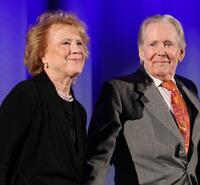 Judy Parfitt and Peter O'Toole at the premiere of "Dean Spanley" during the BFI 52 London Film Festival.