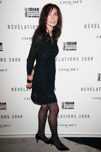 Anne Parillaud at the Chaumet's Cocktail party and Dinner for Cesar's Revelations 2009 in Paris.