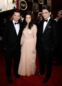 Shea Whigham, Aleksa Palladino and Vincent Piazza at the 17th Annual Screen Actors Guild Awards in California.
