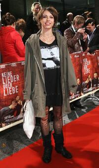 Jana Pallaske at the premiere of "Keine Lieder Ueber Liebe."