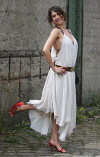 Jana Pallaske at the spring/summer 2009 ready-to-wear fashion show of HUGO.