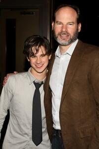Connor Paolo and producer Bob Levy at the after party of the special screening of "Sex Drive."