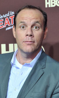 Tom Papa at the New York premiere "Bored To Death."
