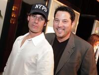 Adrian Pasdar and Greg Grundberg at the premiere screening of "Life."