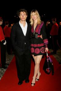 Giorgio Pasotti and Nicoletta Romanoff at the Cartier Spring party.