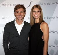 Giorgio Pasotti and Nicoletta Romanoff at the Fendi party "Nastri di Diamante."