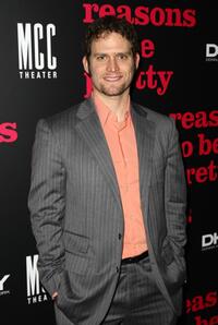 Steven Pasquale at the after party of the opening night of "Reasons To Be Pretty."