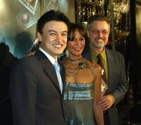 Park Joong-Hoon, Christine Boisson and Jonathan Demme at the premiere of "The Truth About Charlie."