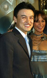 Park Joong-Hoon and Christine Boisson at the premiere of "The Truth About Charlie."