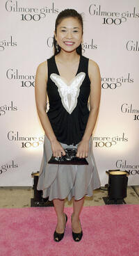 Keiko Agena at the "Gilmore Girls" 100th episode party in California.