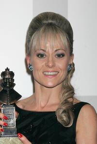 Tracie Bennett at the Laurence Olivier Awards.