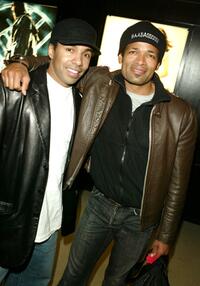 Allen Payne and Mario Van Peebles at the New York screening of "Baadasssss."