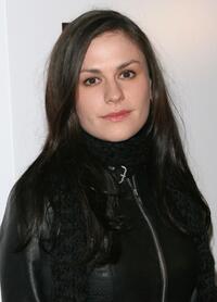 Anna Paquin at the opening night of "Fat Pig".