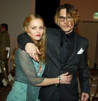 Vanessa Paradis and Johnny Depp at the 9th Annual Critic's Choice Awards.