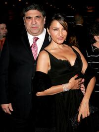 Vincent Pastore and Kathrine Narducci at the play opening night of "Jersey Boys."