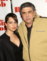 Erika Maconi and Vincent Pastore at the screening of "The Bank Job."
