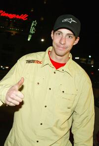 Travis Pastrana at the premiere of "Gumball 3000 - The Movie."