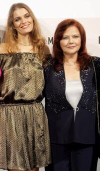 Claudia Zanella and Agostina Belli at the premiere of "Amoure Che Vieni Amore Che Vai" during the 3rd Rome International Film Festival.