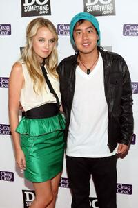 Megan Park and Alan Evangelista at the DoSomething.org Celebrates The Power Of Youth party.