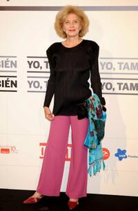 Marisa Paredes at the premiere of "Yo Tambien."