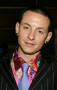 Chester Bennington at the MTV Europe Music Awards 2004 in Italy.