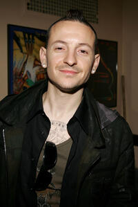 Chester Bennington at the 2006 American Music Awards in California.