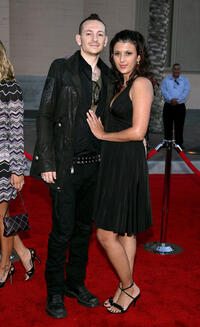 Chester Bennington and Talinda at the 2006 American Music Awards in California.
