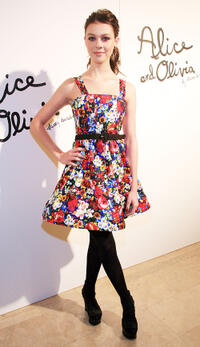Nicola Peltz at the Alice + Olivia Fall 2011 presentation during the Mercedes-Benz Fashion Week.