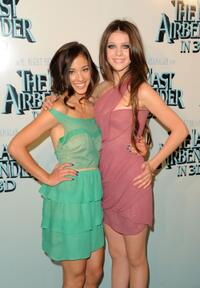 Seychelle Gabriel and Nicola Peltz at the premiere of "The Last Airbender."