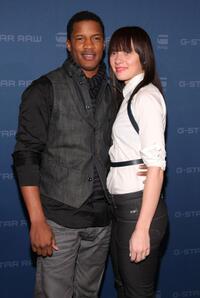 Nate Parker and Sarah Parker at the G Star Fall 2009 fashion show during the Mercedes-Benz Fashion Week.