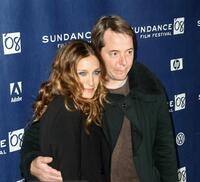 Sarah Jessica Parker and Matthew Broderick at the Sundance Film Festival premiere of "Smart People".