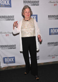 Angela Paton at the after party Broadway opening night of "Harvey."