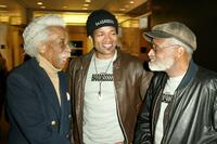 Gordon Parks, Mario Van Peebles and Melvin Van Peebles at the New York private screening of "Baadasssss".