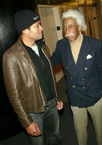 Gordon Parks and Mario Van Peebles and at the New York private screening of "Baadasssss".
