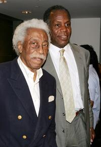 Gordon Parks and Danny Glover at the New York premiere of "Brother To Brother".