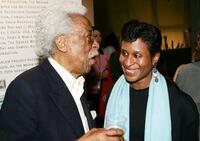 Gordon Parks and Michelle Byrd at the New York premiere of "Brother To Brother".