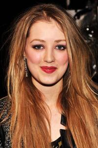 Ella Rae Peck at the Nanette Lepore Fall 2013 Fashion Show during the Mercedes-Benz Fashion Week.