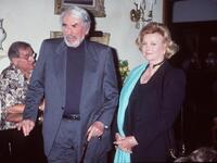 Gregory Peck and Barbara Sinatra at the Beverly Hilton Hotel for a musical celebration honoring Liza Minnelli.