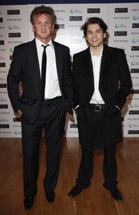 Sean Penn and Emile Hirsch at the BFI 51st London Film Festival.