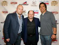 Zak Penn, Jason Alexander and Ray Romano at the screening of "The Grand."