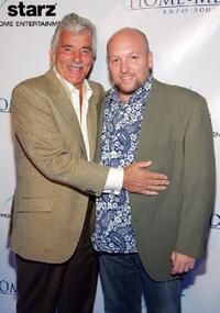 Dennis Farina and Zak Penn at the opening night party of "Under the Stars."