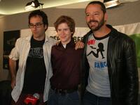 Don Mckellar, Mark Rendal and Gil Bellows at the press conference of "Childstar."