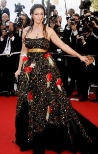 Monica Bellucci at the 'Marie Antoinette' premiere during the 59th International Cannes Film Festival.