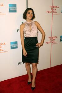 Mizuo Peck at the premiere of "Poliwood" during the 2009 Tribeca Film Festival.